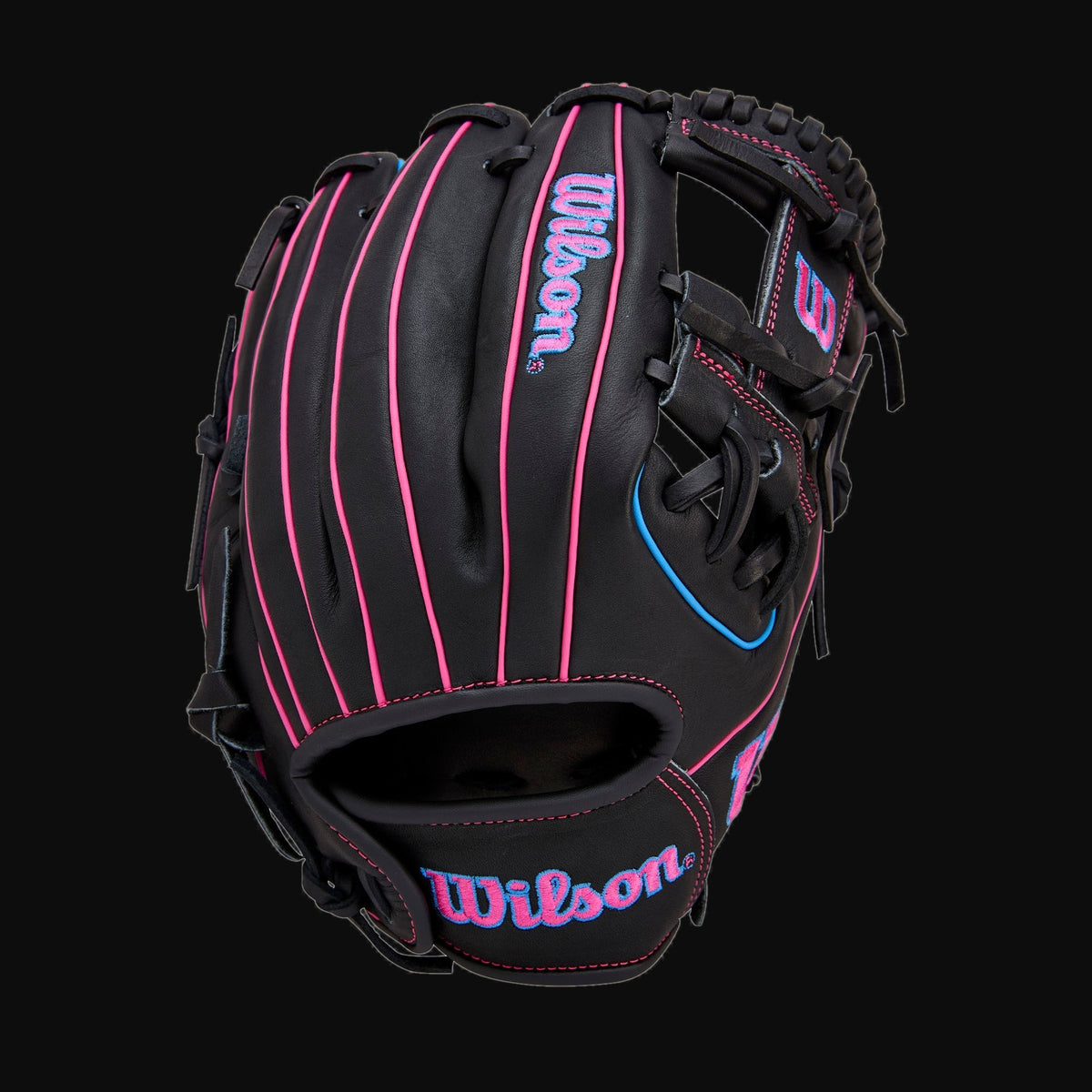 Wilson A1000 DP15 Pedroia Fit 11.5" Baseball Infield Glove [bgblk]