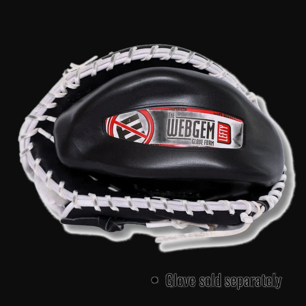 No Errors Webgem 3-Grande Lefty 1st Base Mitt Care [bgblk]