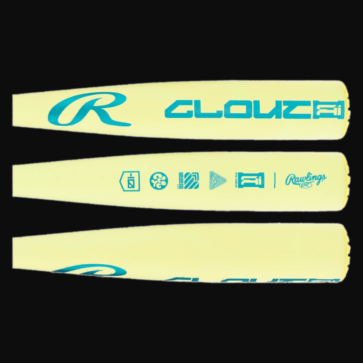 Rawlings 2026 Clout Ai 1-Piece Aluminum -10 USSSA 2-3/4" Barrel Baseball Bat [bgblk]