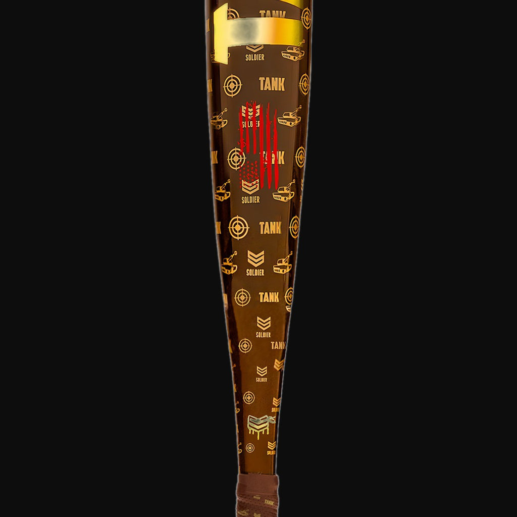 Soldier 2026 Tank 1-Piece -3 BBCOR Baseball Bat [bgblk]