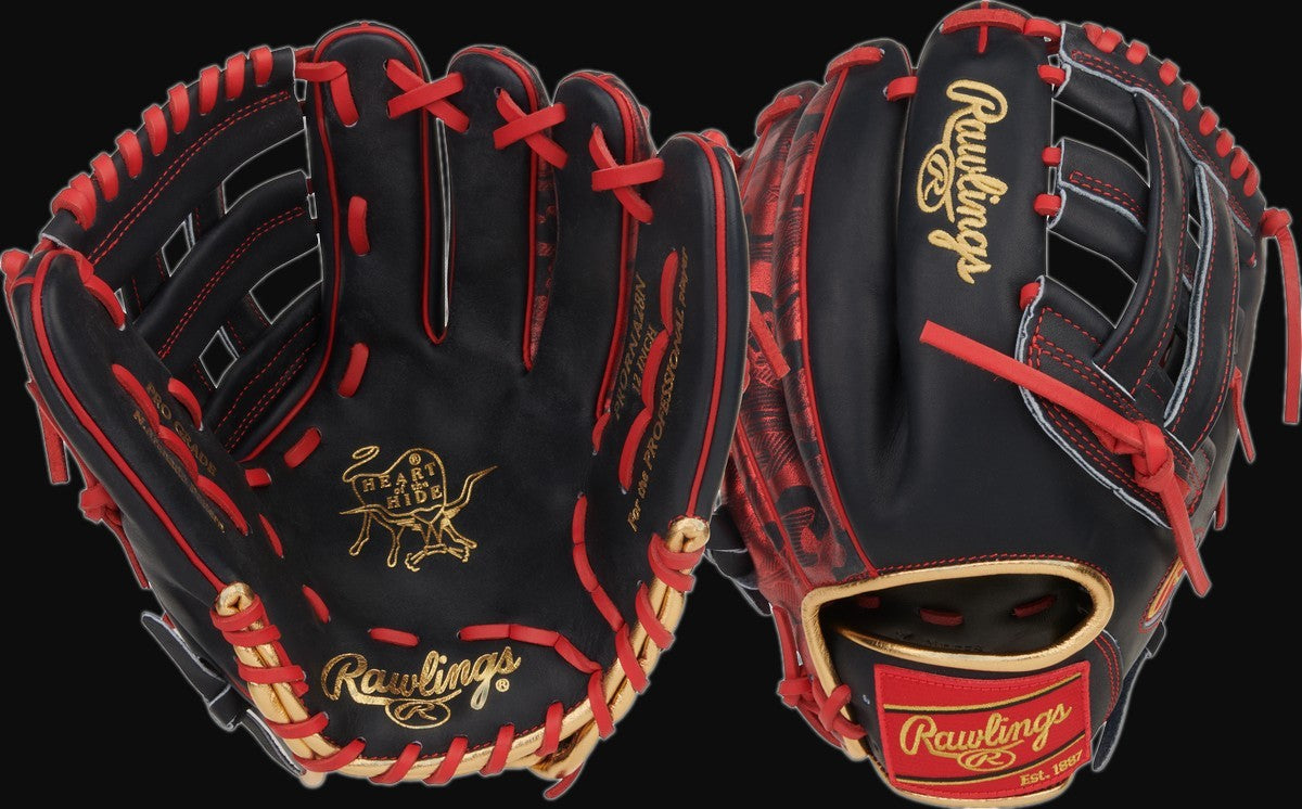 Rawlings Heart of the Hide PRORNA28N Nolan Arenado Model 12" Baseball Infield Glove [bgblk]