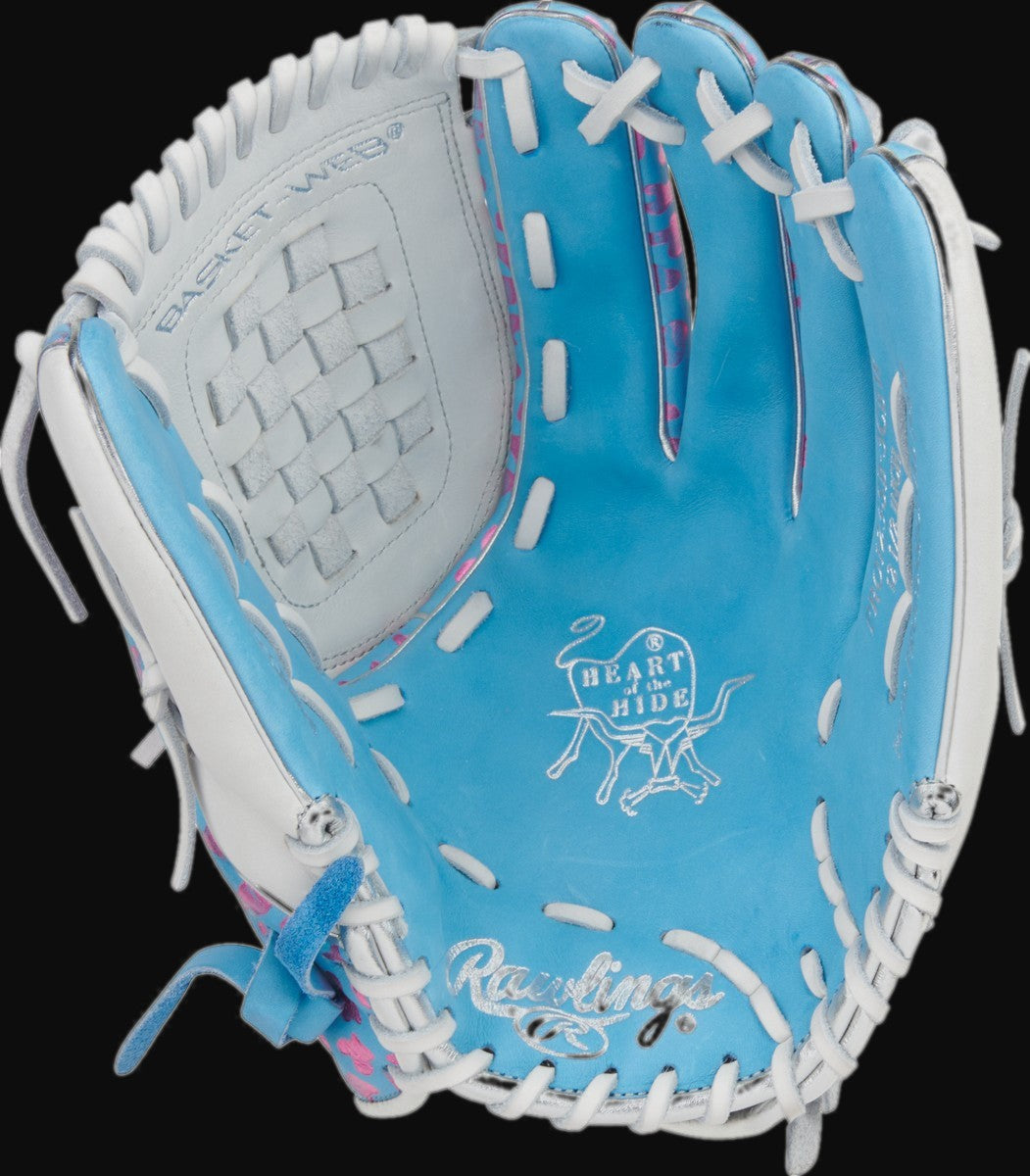 Rawlings Heart of the Hide PRO125SB-3CBW Model 12.5" Fastpitch Softball Glove [bgblk]