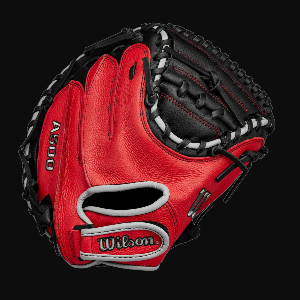 Wilson A500 32" Baseball Catcher's Mitt [bgblk]