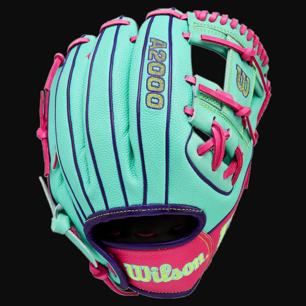Wilson Fall 2025 A2000 DP15 SuperSkin Model 11.5" Pedroia Fit Infield Baseball Glove [bgblk]