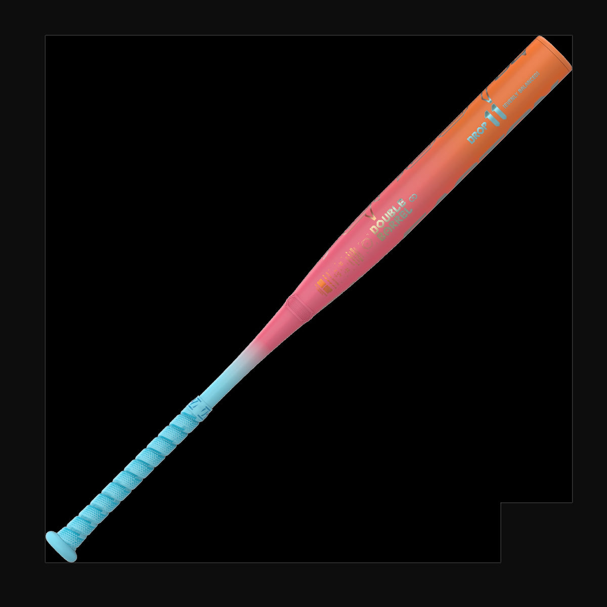 Easton 2026 Ghost OG Rainbow Sherbet 2-Piece Composite -11 Fastpitch Bat [bgblk]