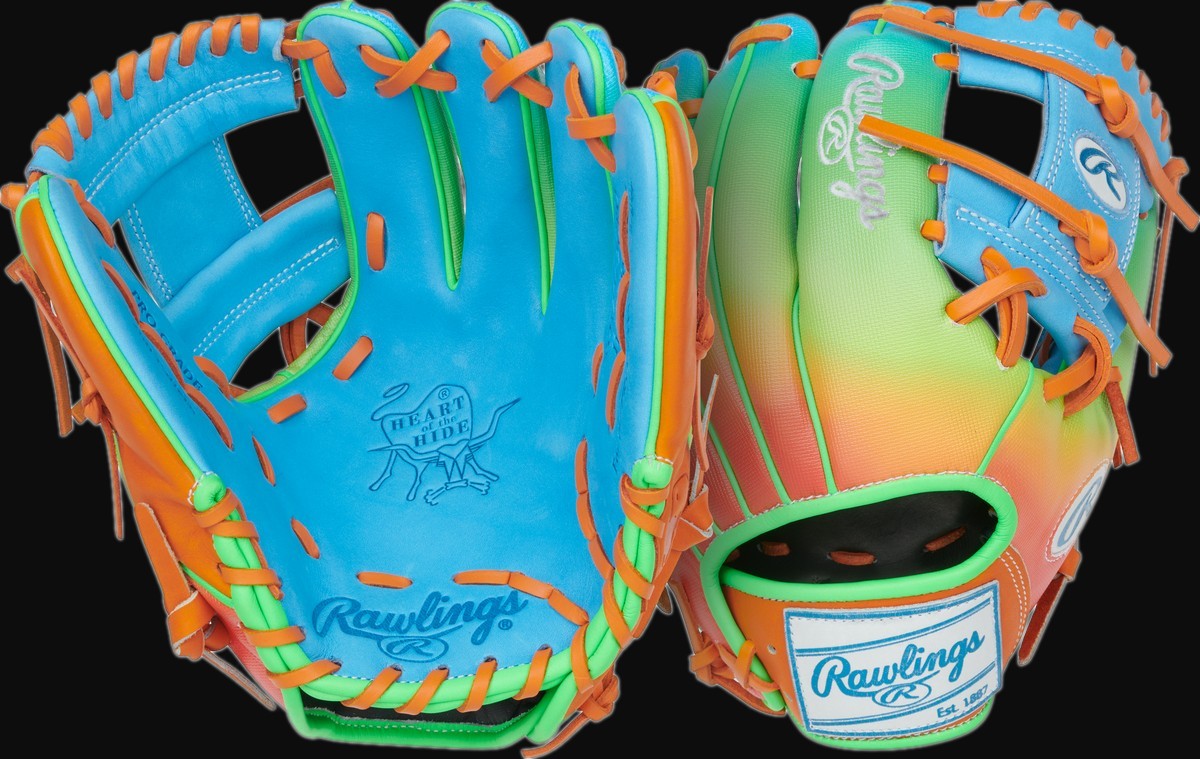 Rawlings Heart of the Hide PROR204-2CBO Model 11.5" Infield Baseball Glove [bgblk]
