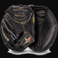 All Star Pro Elite Solid Black Series 33.5" Baseball Catcher's Mitt [bgblk]