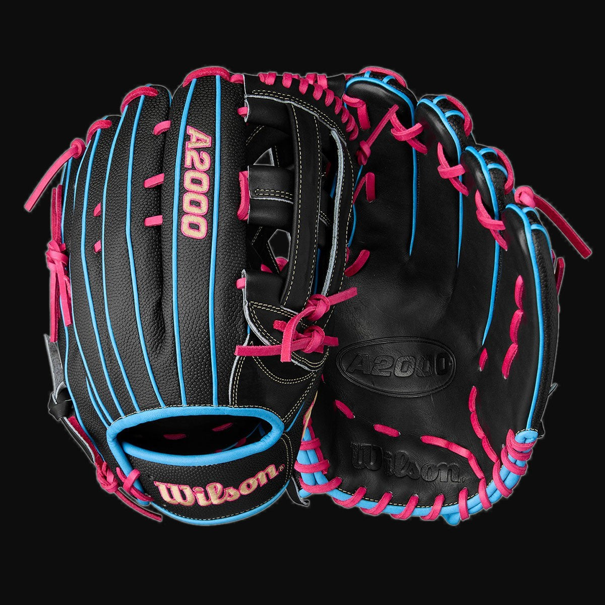 Wilson Summer 2025 A2000 1777 Model 12.75" Outfield Baseball Glove [bgblk]