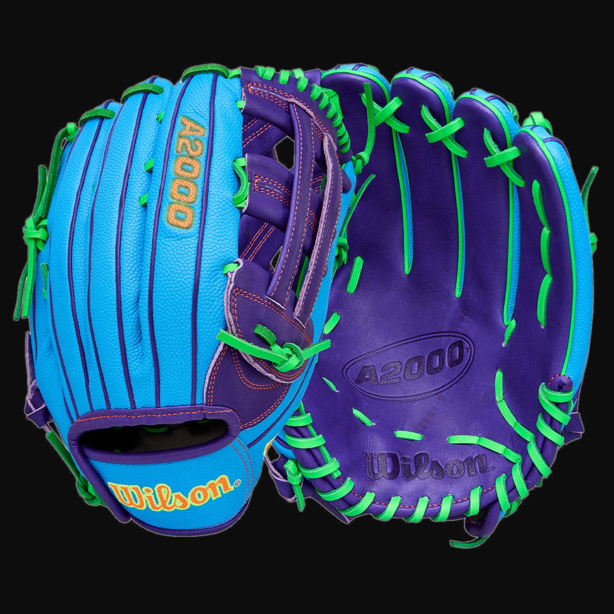 Wilson Spring 2026 A2000 PF50 Pedroia Fit SuperSkin Model 12.25" Outfield Baseball Glove [bgblk]