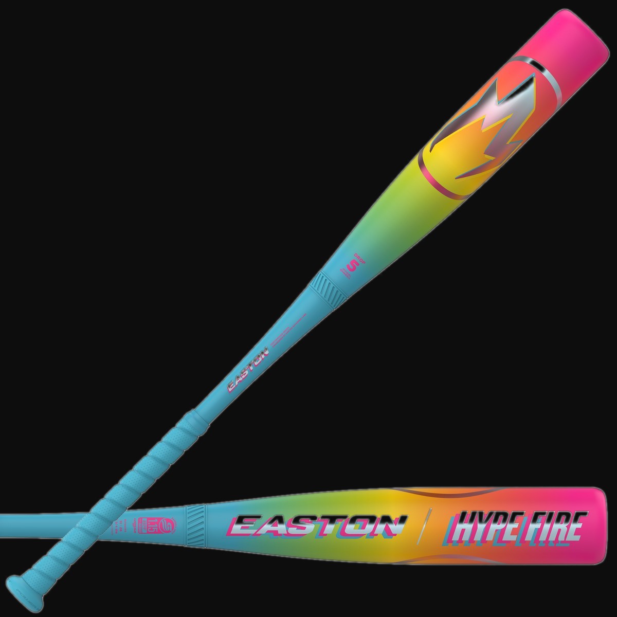 Easton 2026 Hype Fire 2-Piece Composite -5 USSSA 2-3/4" Barrel Baseball Bat [bgblk]