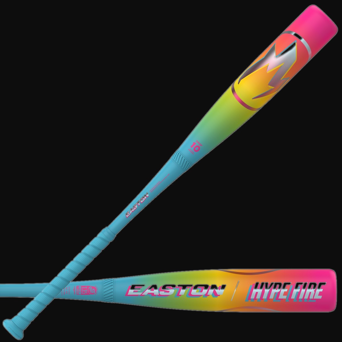 Easton 2026 Hype Fire 2-Piece Composite -10 USSSA 2-3/4" Barrel Baseball Bat [bgblk]