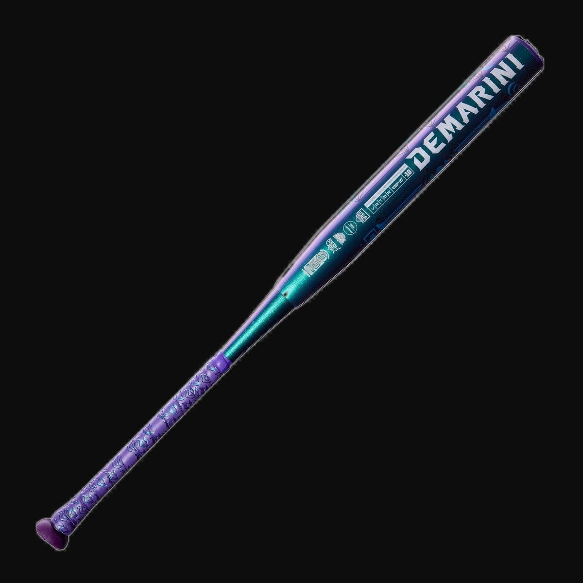 DeMarini 2027 Vizion One-Piece Composite -10 Fastpitch Softball Bat [bgblk]