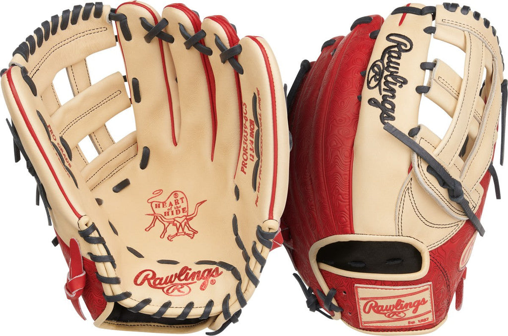 Rawlings Heart of the Hide PROR3039-6CS Model 12.75" Baseball Outfield Glove