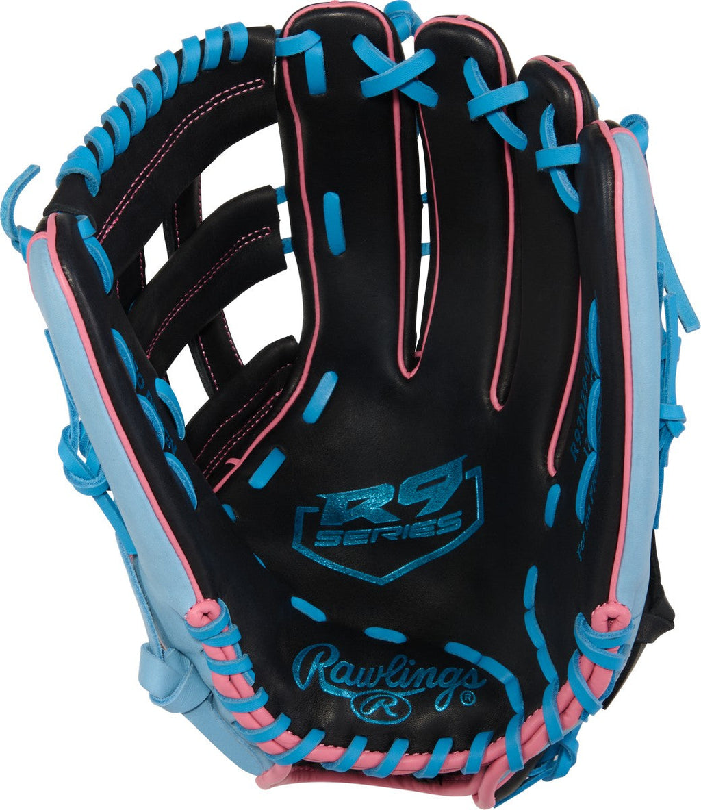 Rawlings R9 Series R93029-6BP Model 12.75" Baseball Outfield Glove