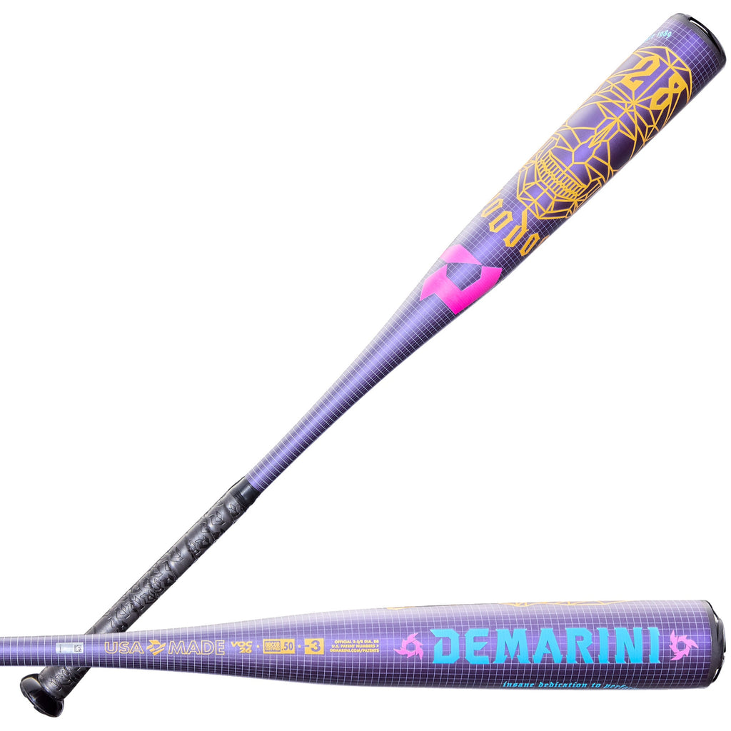 DeMarini 2026 Voodoo One -3 BBCOR One-Piece Alloy 2-5/8" Barrel Baseball Bat