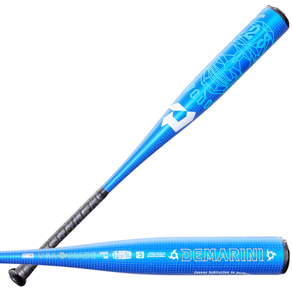 DeMarini 2026 Voodoo One 1-Piece Alloy 2-3/4" Barrel -5 USSSA Baseball Bat