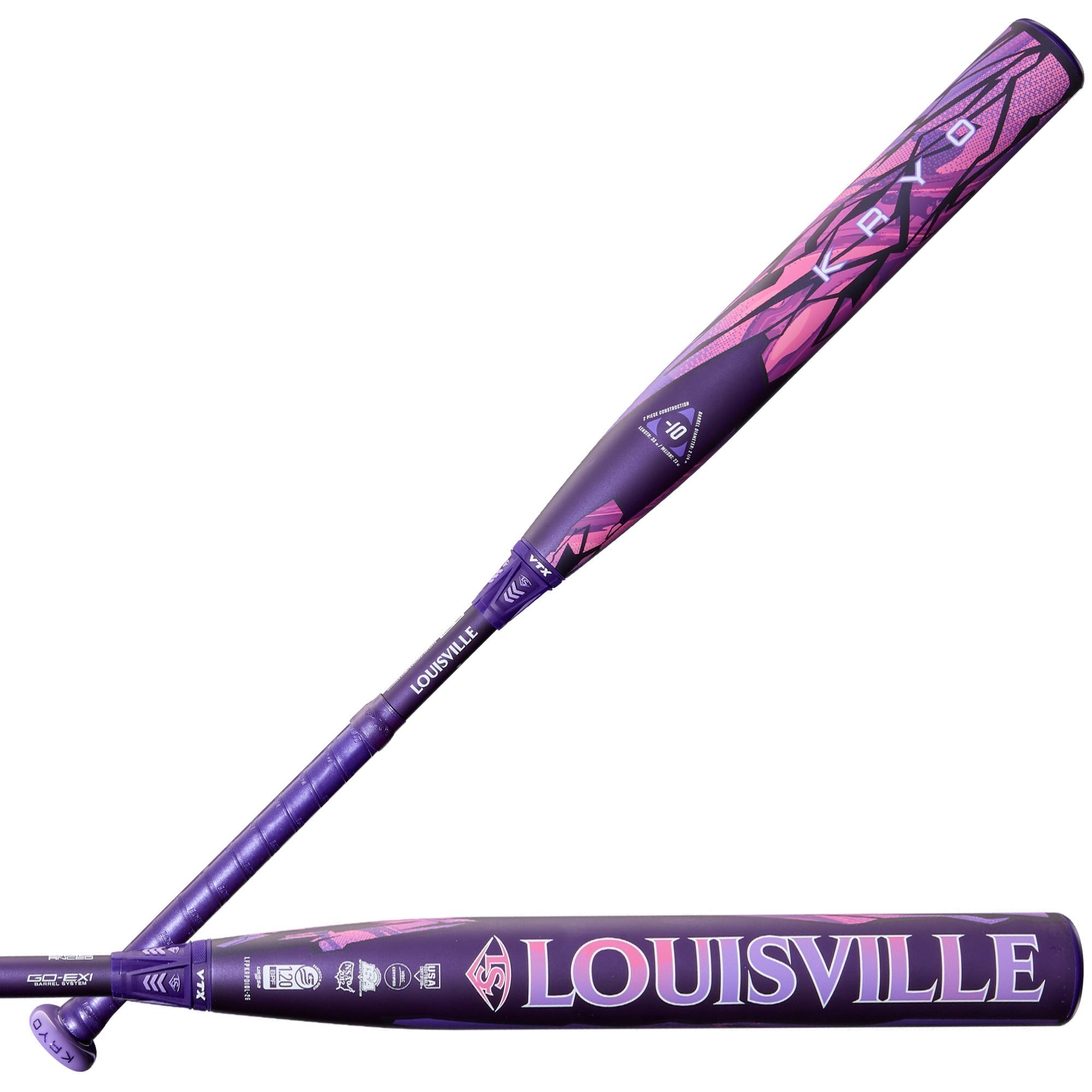 Louisville Slugger 2026 Kryo Limited Edition Thundernight 2-Piece -10 Fastpitch Softball Bat