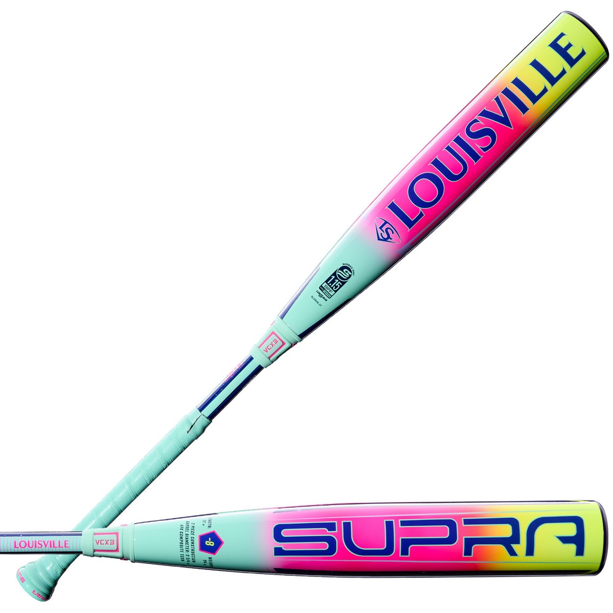 Louisville Slugger 2027 Supra -8 USSSA 2-Piece Composite Baseball Bat