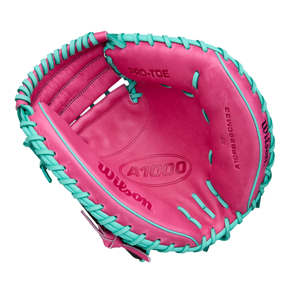 Wilson A1000 CM33 Model 33" Baseball Catcher's Mitt with SuperSnakeSkin