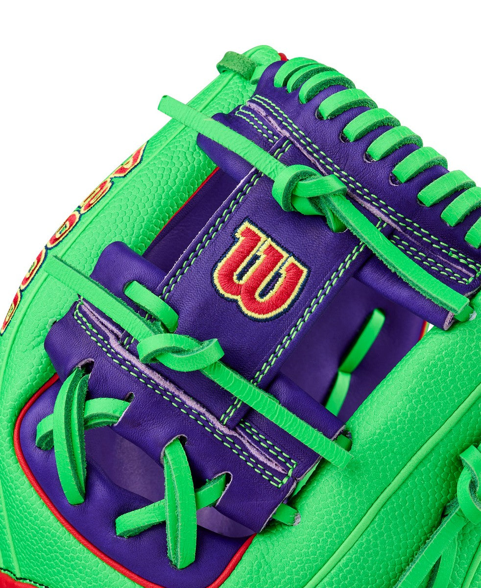 Wilson Limited Edition Big League Chew Swingin' Sour Apple 1786 A2000 11.5" Baseball Glove
