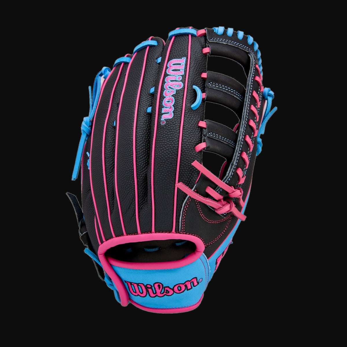 Wilson A1000 1892 Pedroia Fit 12.25" Baseball Outfield Glove with SuperSkin [bgblk]