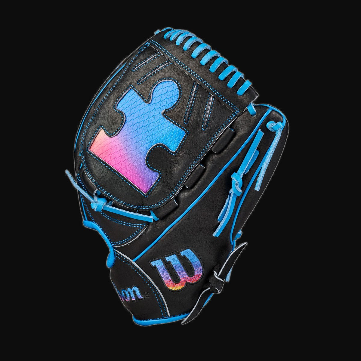 Wilson A2000 2026 Love the Moment B23 Puzzle Piece Model 12" Pitcher Baseball Glove [bgblk]