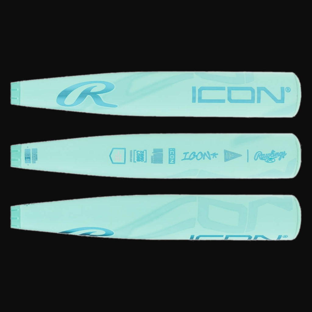 Rawlings 2026 Icon 2-Piece Composite -3 BBCOR 2-5/8" Barrel Baseball Bat [bgblk]