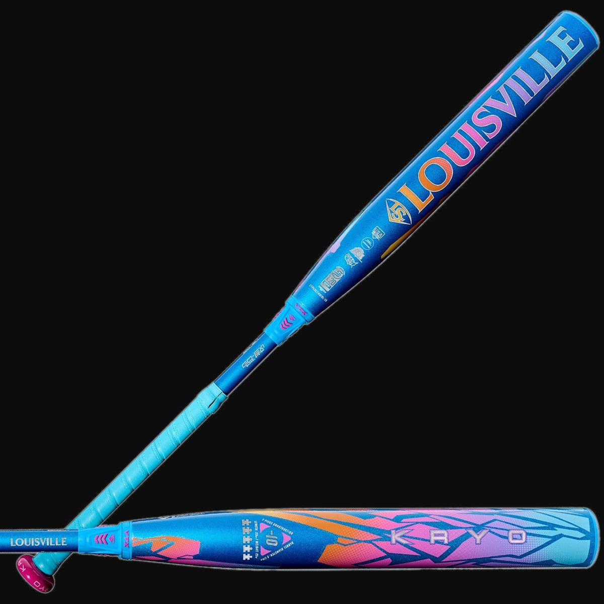 Louisville Slugger 2026 Kryo Limited Edition Love the Moment 2-Piece -10 Fastpitch Softball Bat [bgblk]