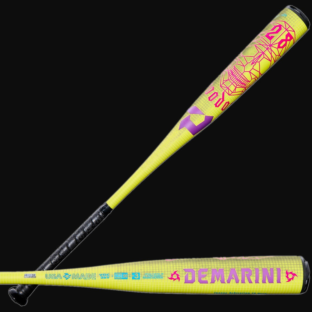 DeMarini 2026 Voodoo One Limited Edition V2 1-Piece -3 BBCOR Baseball Bat [bgblk]