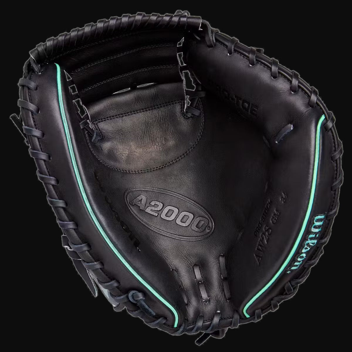 Wilson Fall 2025 A2000 AW28 SuperSkin Austin Wells Game Model 34" Catchers Mitt [bgblk]