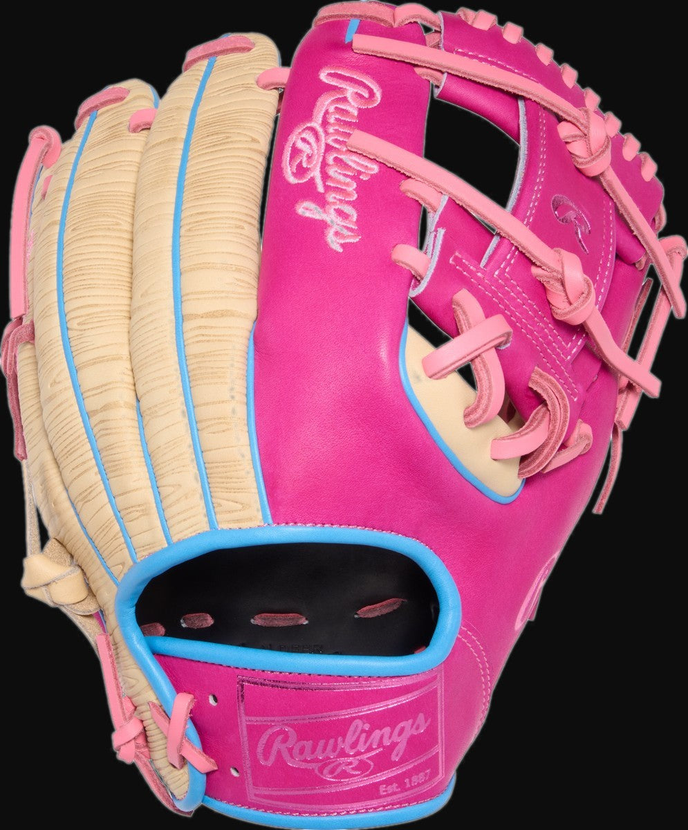 Rawlings Heart of the Hide ColorSync 10.0 PROR2174-2CBE Model 11.5" Baseball Infield Glove [bgblk]