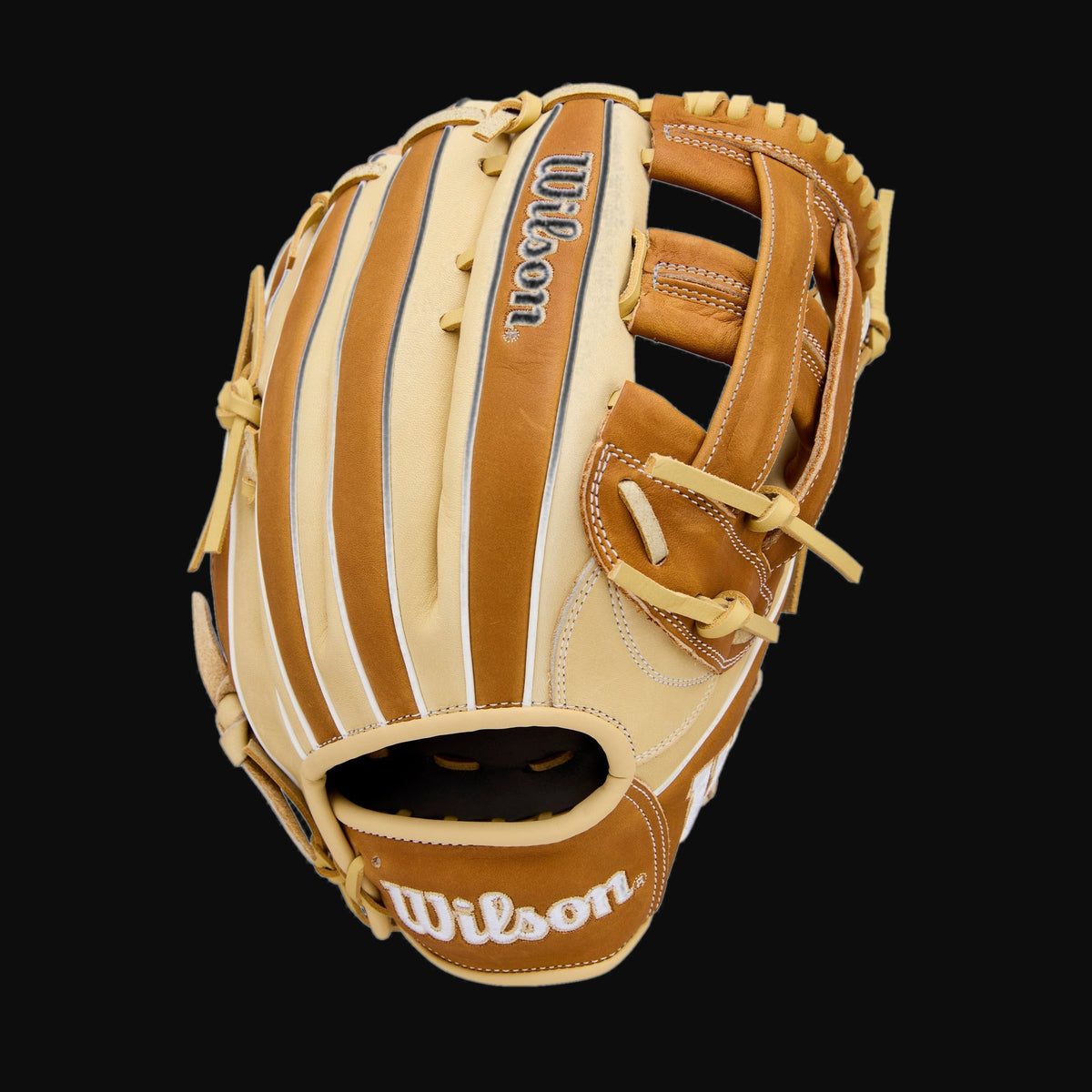 Wilson A1000 1750 Model 12.5" Baseball Outfield Glove [bgblk]