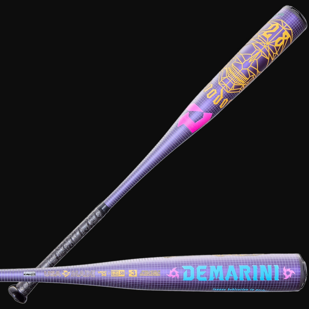 DeMarini 2026 Voodoo One -3 BBCOR One-Piece Alloy 2-5/8" Barrel Baseball Bat [bgblk]
