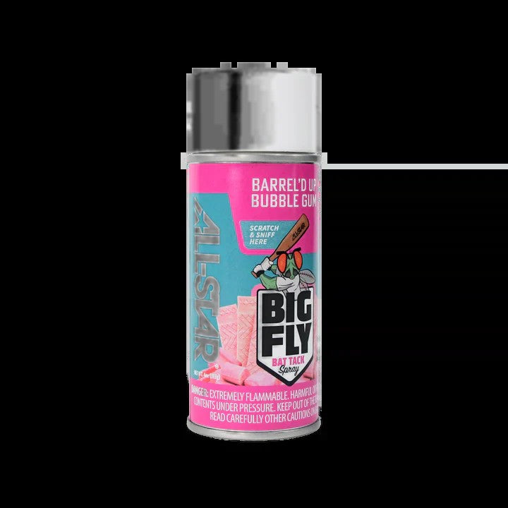 All-Star Big Fly Barrel'd Up Bubble Gum Scented Bat Grip Spray [bgblk]