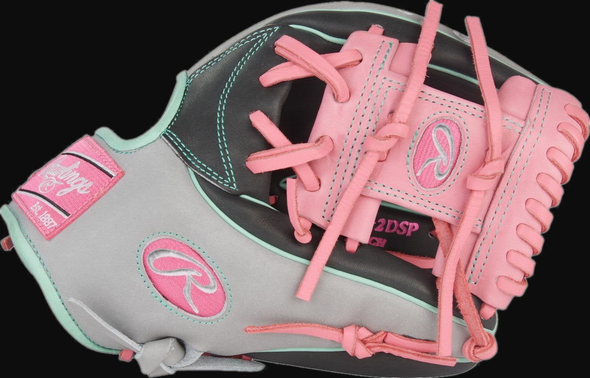 Rawlings Heart of the Hide PROR934-2DSP Model 11.5" Baseball Infield Glove [bgblk]