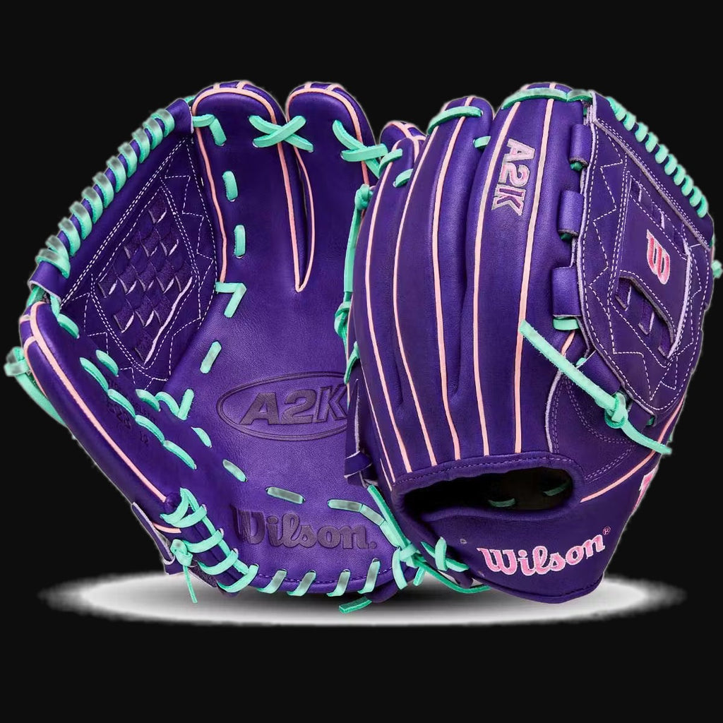 Wilson Fall 2025 A2K C12 Aso Web Model 12" Pitcher Baseball Glove [bgblk]