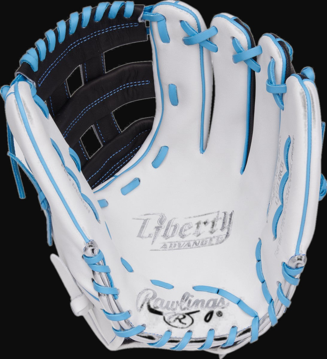 Rawlings Liberty Advanced RLA207SB-6WSS 12.25" Fastpitch Softball Outfield Glove [bgblk]