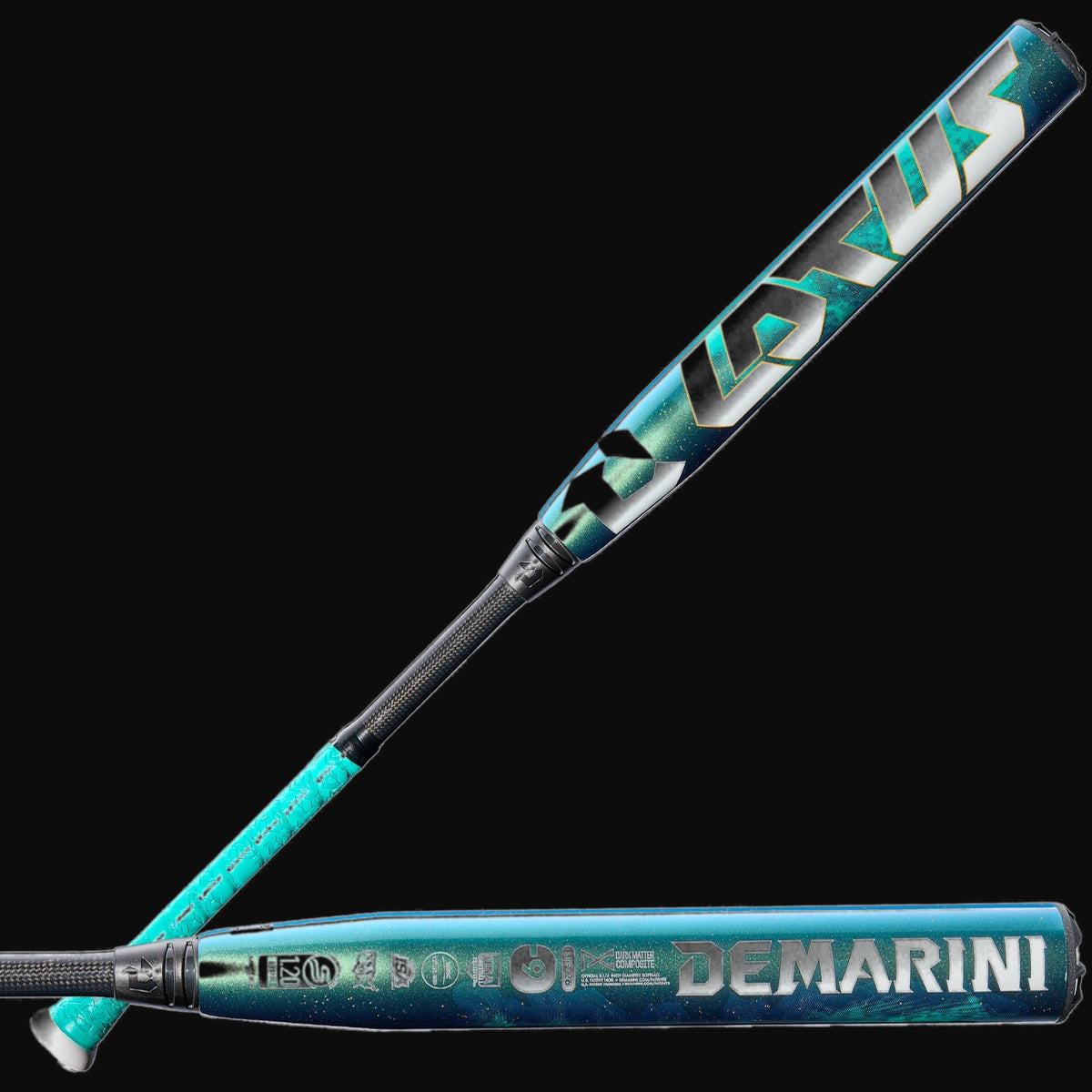DeMarini 2026 Lotus -9 2-Piece Composite 2-1/4" Barrel Fastpitch Softball Bat [bgblk]