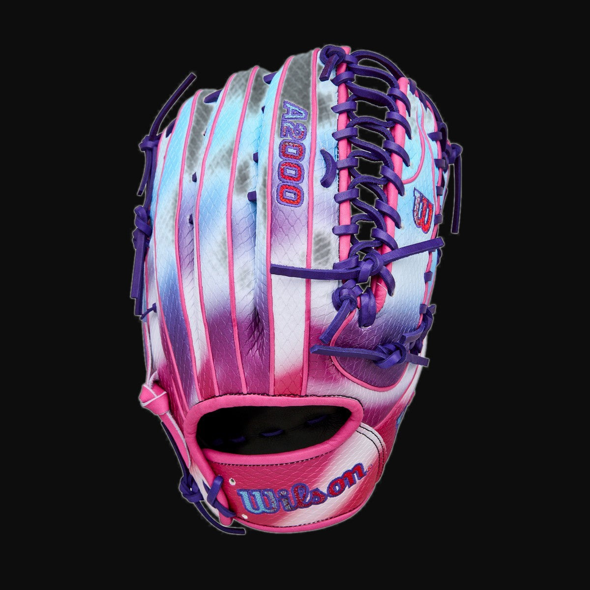 Wilson Spring 2026 A2000 OT7 SuperSkin Model 12.75" Outfield Baseball Glove [bgblk]
