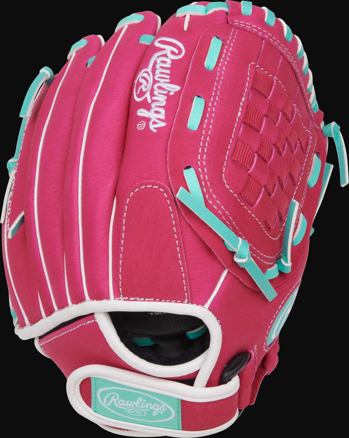 Rawlings Sure Catch Series SCSB105PM Model 10.5" Youth Fastpitch Softball Glove [bgblk]