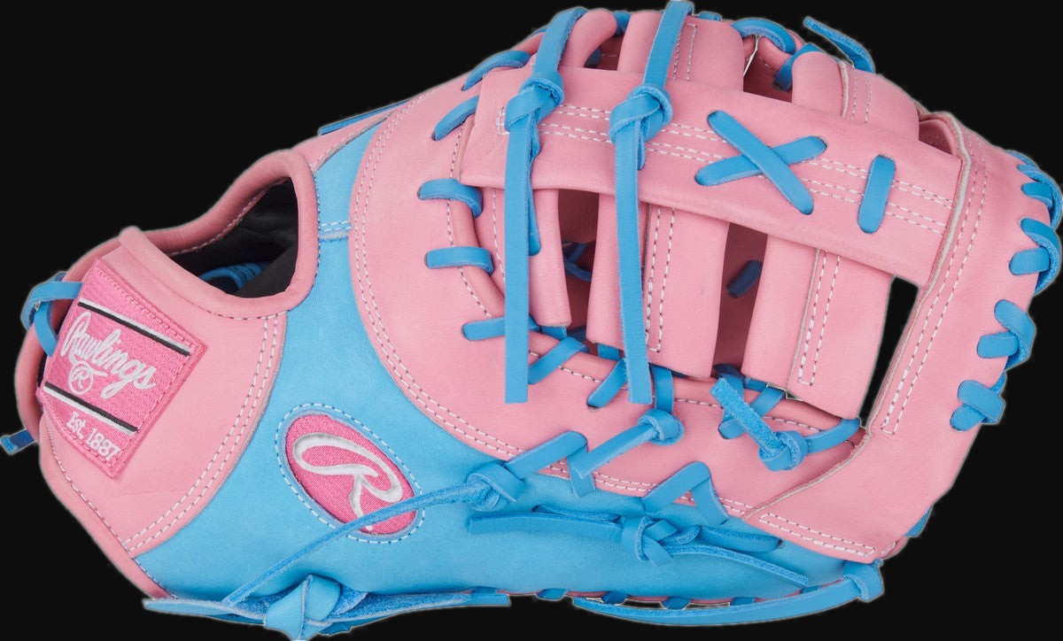 Rawlings Heart of the Hide PRORDCTU-10PCB Model 12.25" Baseball First Base Mitt [bgblk]
