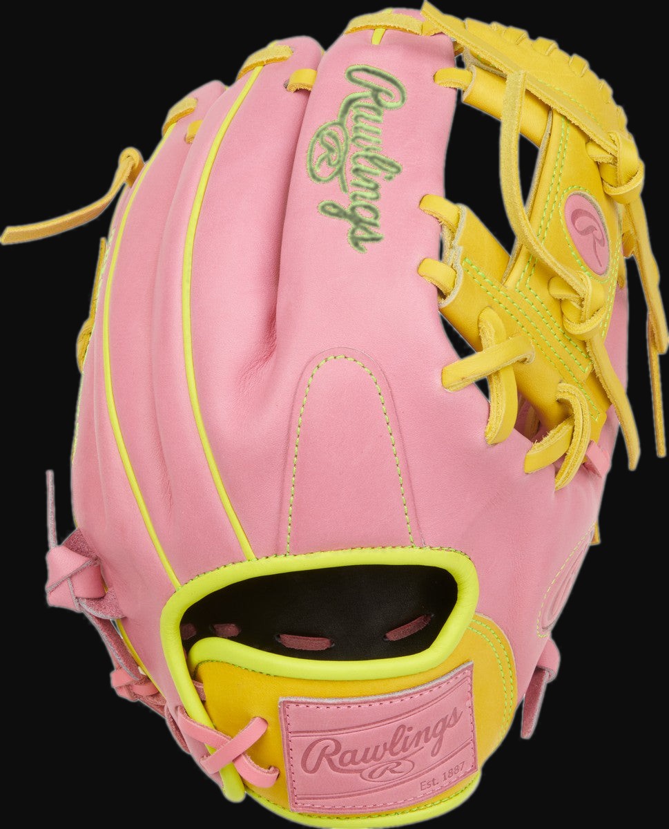 Rawlings Heart of the Hide PROR204U-2P Model 11.5" Baseball Infield Glove [bgblk]