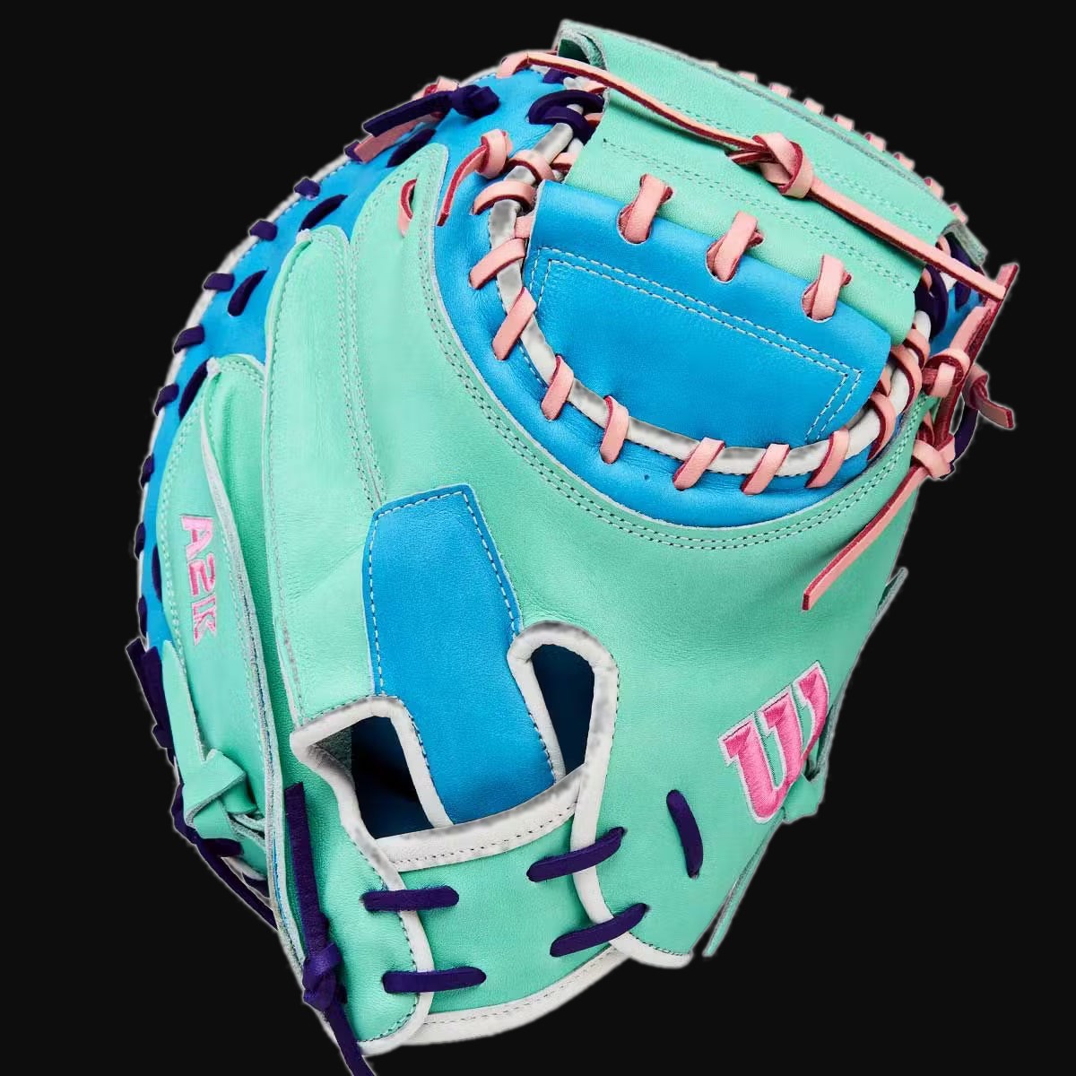 Wilson Fall 2025 A2K 1734 SuperSkin Model 34" Catchers Mitt [bgblk]