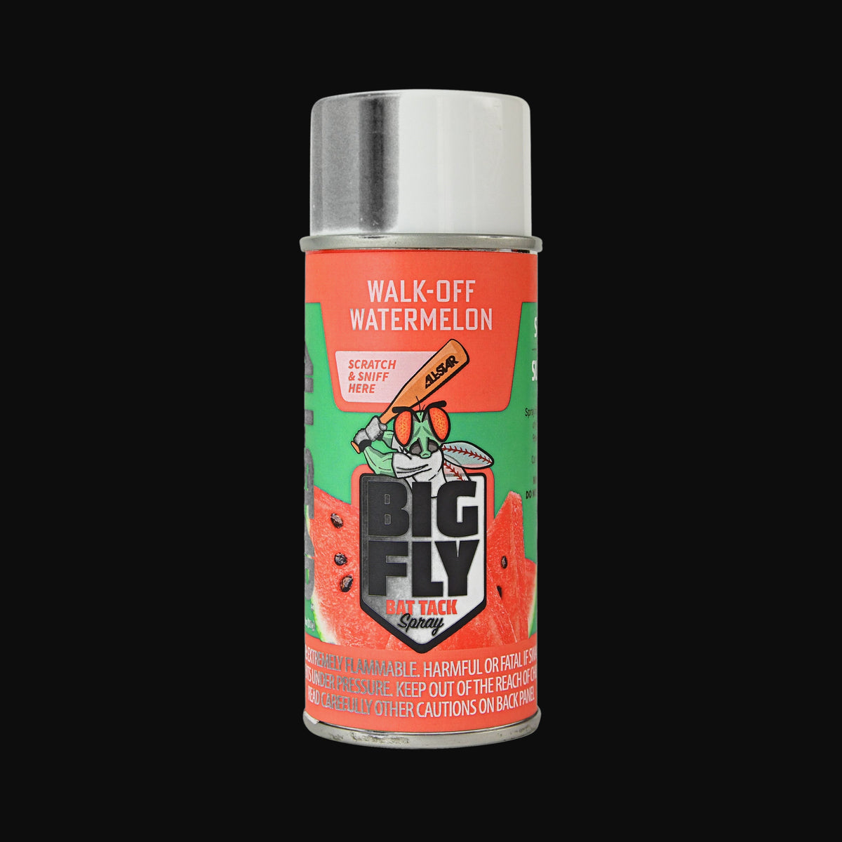 All-Star Big Fly Walk Off Watermelon Scented Bat Grip Spray [bgblk]