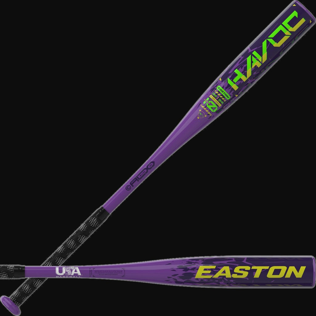 Easton 2026 Havoc 1-Piece Alloy -10 USA 2-1/4" Barrel Baseball Bat [bgblk]