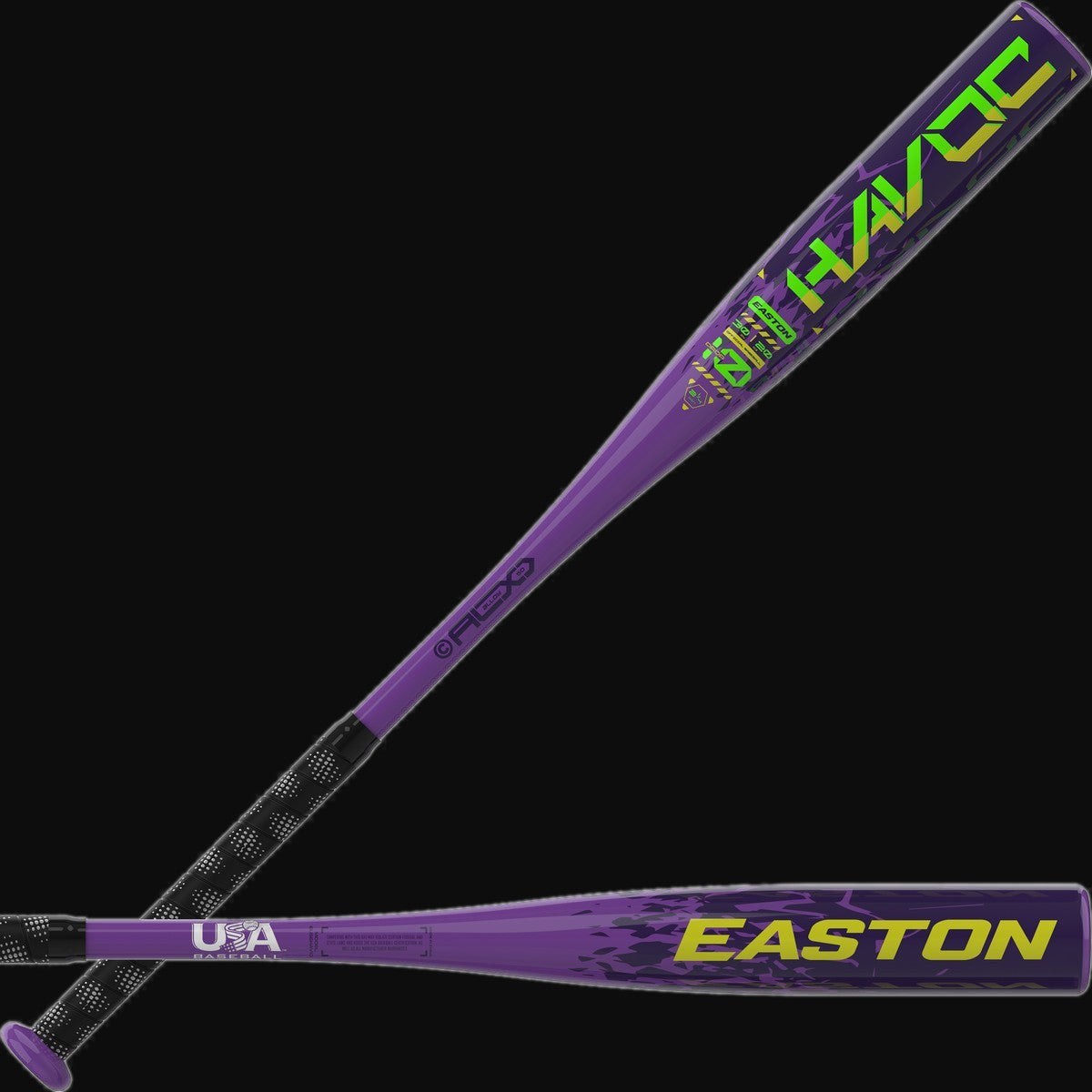 Easton 2026 Havoc 1-Piece Alloy -10 USA 2-1/4" Barrel Baseball Bat [bgblk]