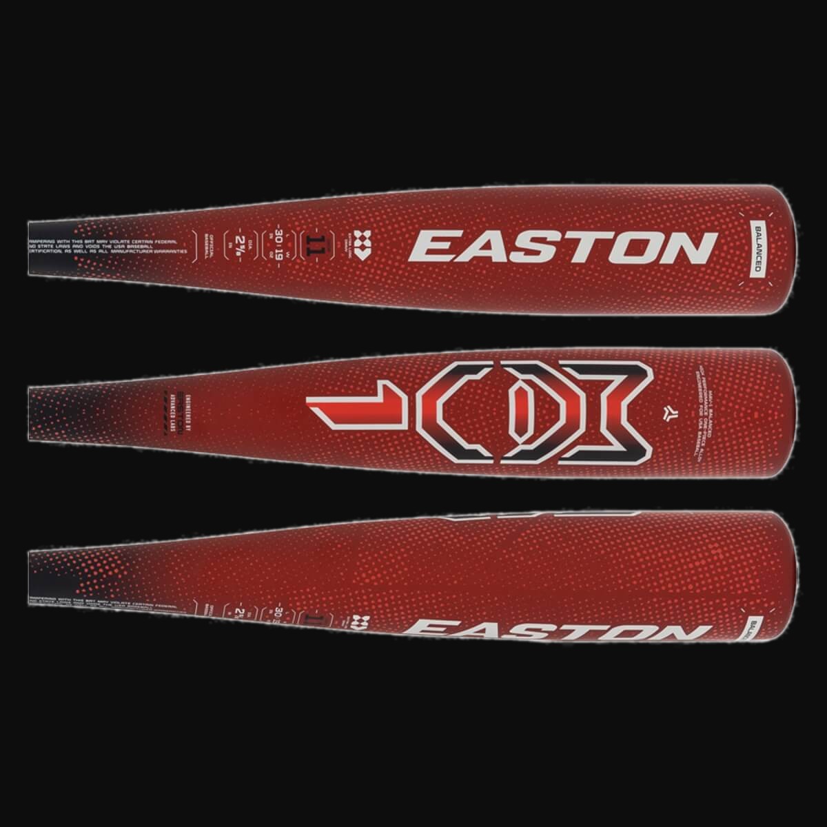 Easton 2025 MAV1 -11 USA Baseball Bat [bgblk]