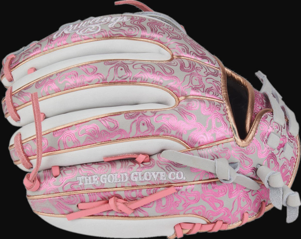 Rawlings Heart of the Hide PRO715SB-6GP Model 11.75" Fastpitch Softball Glove [bgblk]