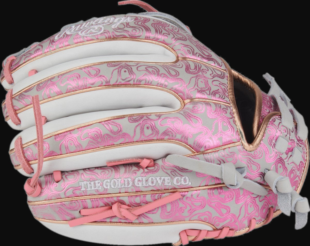Rawlings Heart of the Hide PRO715SB-6GP Model 11.75" Fastpitch Softball Glove [bgblk]