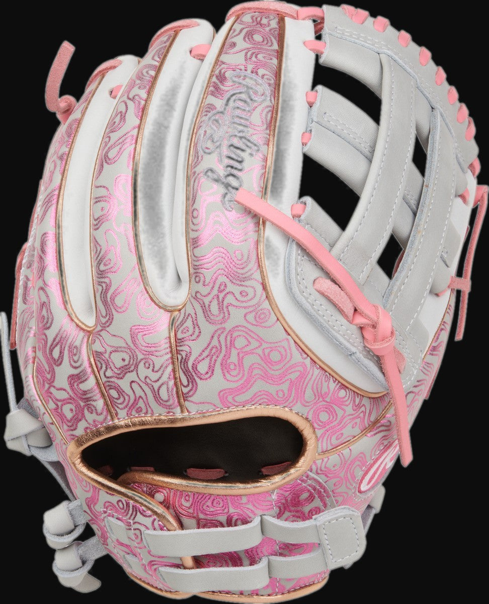 Rawlings Heart of the Hide PRO715SB-6GP Model 11.75" Fastpitch Softball Glove [bgblk]